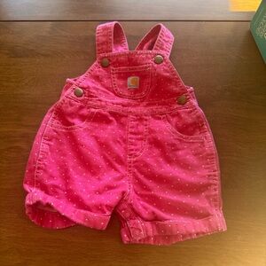 Carhartt Pink Kids Overalls